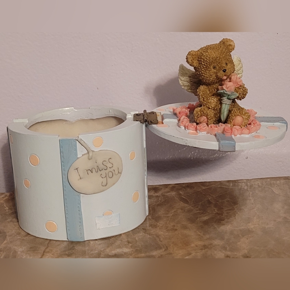 Berkshire "Ivy Gardens" Bear Trinket Box - 2002